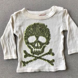 Glow In the Dark Skull Knit Shirt